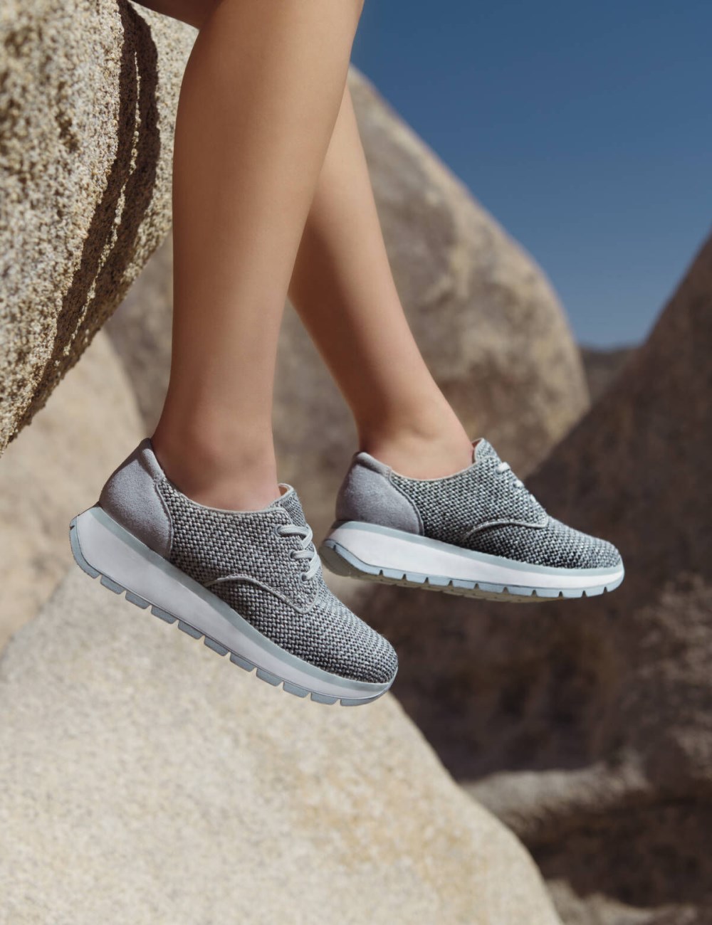 Caprice Sneaker - Blauer Kammleder