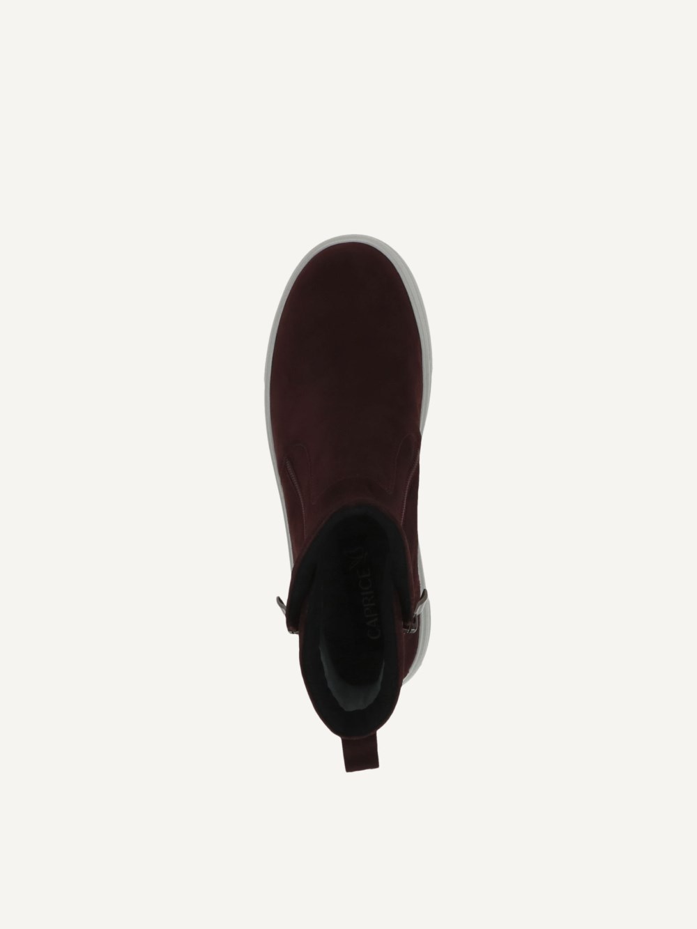 Caprice Stiefelette - Bordeaux-Wildleder