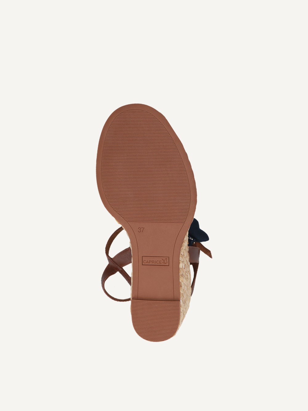 Caprice Sandalette - Cognac/Gold