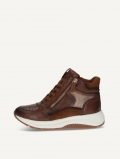 Caprice Stiefelette - Cognacfarbener Kammleder Caprice Stiefelette - Cognacfarbener Kammleder