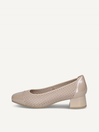 Caprice Pumps - Beige-Perlmutt-Kamm Caprice Pumps - Beige-Perlmutt-Kamm